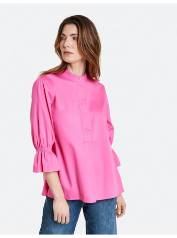 Gerry Weber 3/4 Arm Bluse mit Trompetenärmeln in Rosa