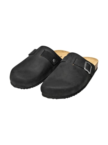 Geox Leder-Pantoletten U Ghita C NBK Lea Schwarz