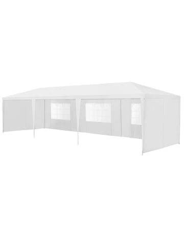 casa.pro Pavillon Wedau in Weiß (L)900cm (B)300cm (H)255cm