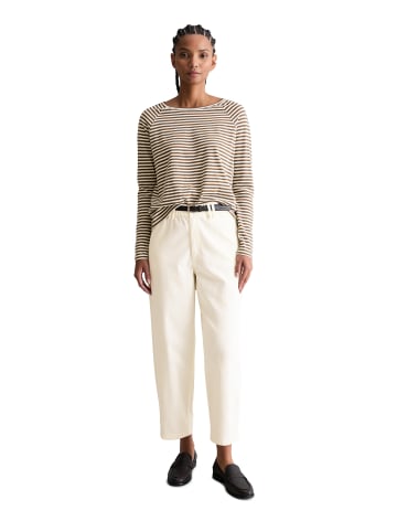 Marc O'Polo DENIM Gestreiftes Longsleeve relaxed in Dark Brown