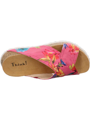 Think! Tieffußbett Pantolette KOAK DAMEN in Fuxia