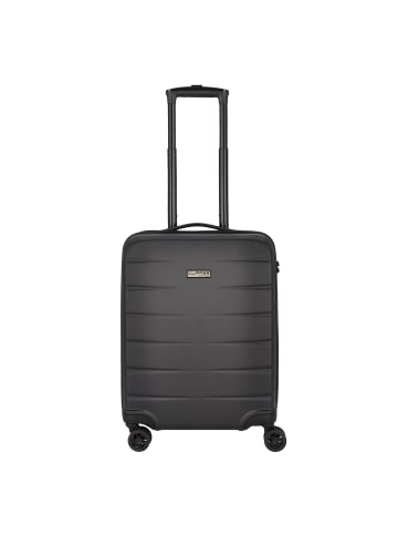 Pack Easy Peru 4 Rollen Kabinentrolley S 55 cm in schwarz