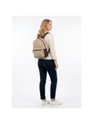 Zwei Cargo Daypack 37 cm Laptopfach in sand brown