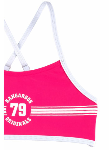 Kangaroos Bustier-Bikini in pink