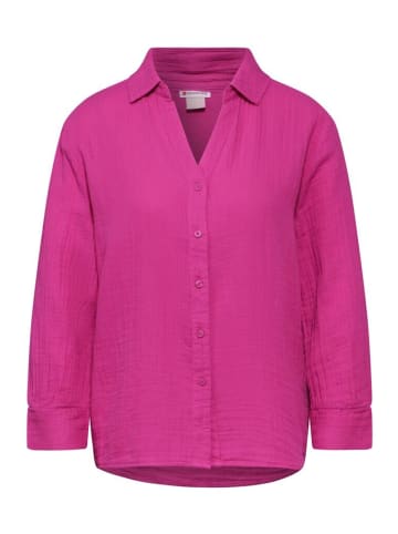 Street One Langarmbluse in royal fuchsia