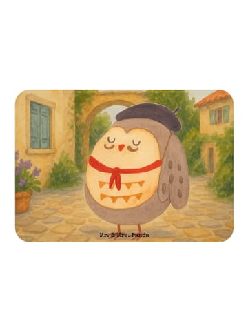 Mr. & Mrs. Panda magnet Eule Frankreich Design ohne Spruch in Weiß