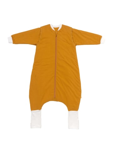 Schlummersack Schlafsack mit Füßen und umklappbaren Bündchen 2.5 Tog in Orange