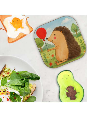 Mr. & Mrs. Panda Untersetzer Tasse Igel Luftballon Design ohne S... in Weiß