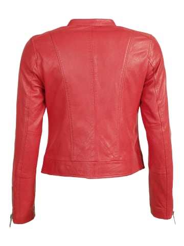 Maze Lederjacke in flame red