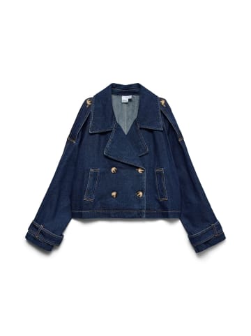 Vero Moda Trenchcoat in Dark Blue Denim