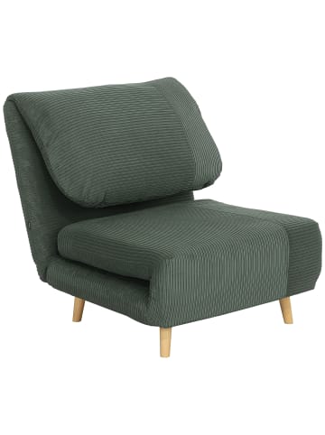 HOMCOM Schlafsessel in Grün 82L x 87B x 89H cm