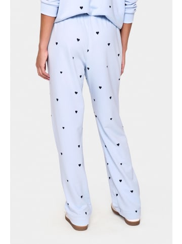 SAINT TROPEZ Casual Hose DagnaSZ Gerade Passform in Heather NightSky Harts