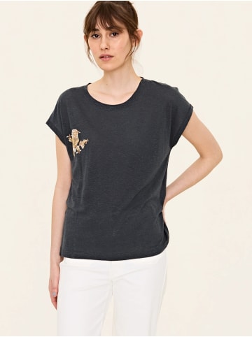 Odd Molly Top I Was Here in ASPHALT