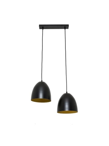 Licht-Erlebnisse Pendelleuchte in Schwarz Gold