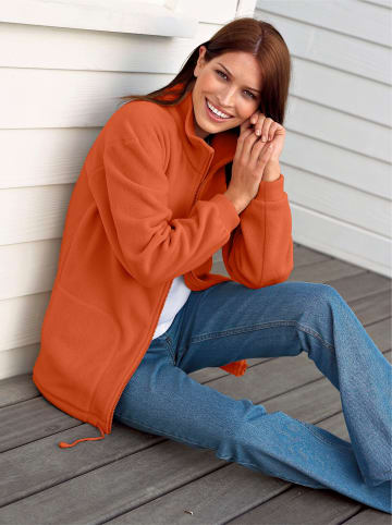 WITT WEIDEN Fleece-Jacke in terrakotta