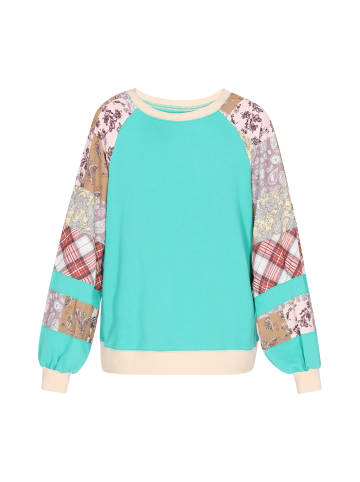 IZIA Women Sweatshirt in aruba blue