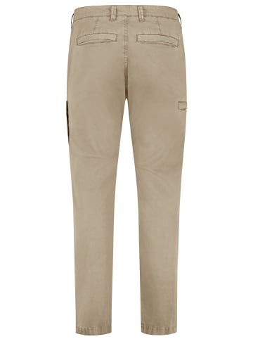 Sublevel Cargo-Hose mit Seitentasche und Reißverschluss in Beige