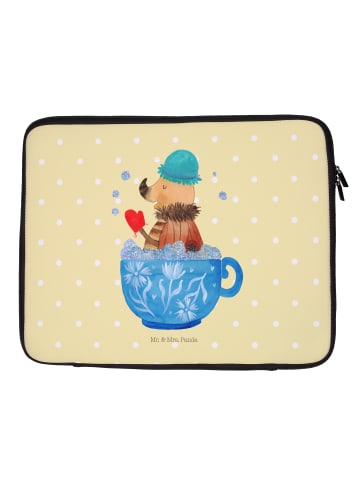 Mr. & Mrs. Panda Notebooktasche Nachtfalter Schaumbad ohne Spruch in Gelb Pastell