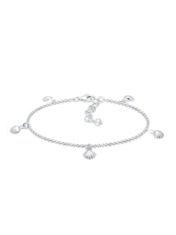 Elli Armband 925 Sterling Silber Muschel in Silber