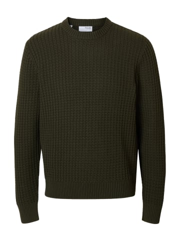 SELECTED HOMME Pullover 'Tom' in dunkelgrün