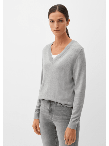 s.Oliver Pullover langarm in Grau