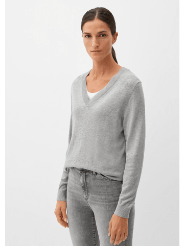 S. Oliver Pullover langarm in Grau