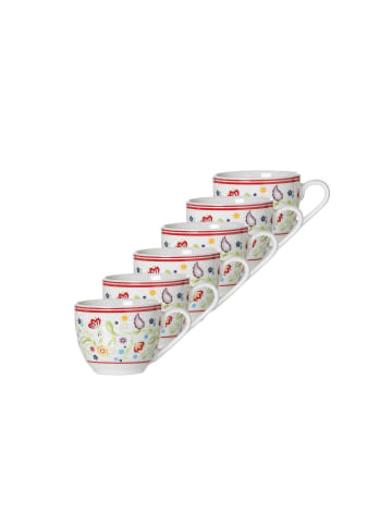 Ritzenhoff & Breker 6er Set Espressotassen Shanti 80 ml bunt in bunt
