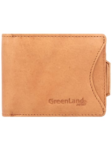 Greenland Nature Nature Geldbörse RFID Leder 10 cm in braun