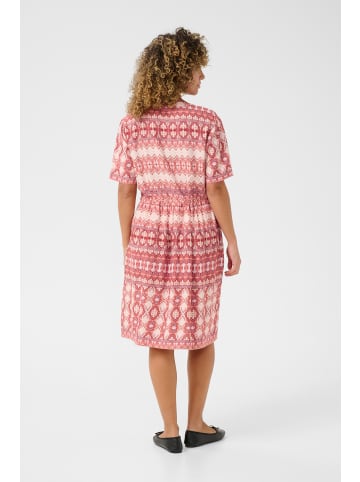 Cream Kleid CRTiah Feminine in Ethnic Geometric Pale