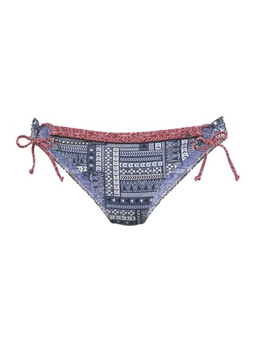 s.Oliver Bikini-Hose in blau-rot