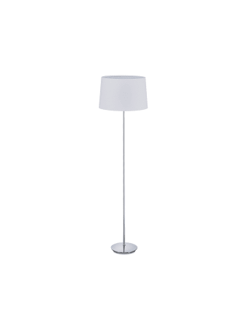 relaxdays Stehlampe in Weiß - (H)148,5 x Ø40 cm