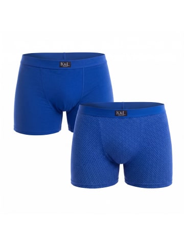 Kisses and Love 2er-Set: Boxershorts in Blue
