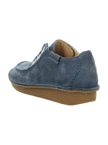 Clarks Mokassins Schnürschuhe in Blau