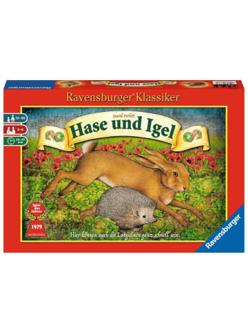 Ravensburger Laufspiel Hase und Igel - Gesellschaftsspiel & Brettspiel ab 10 Jahre 10-99 Jahre in bunt