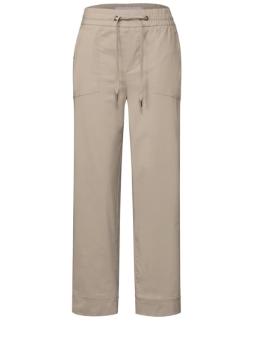 Street One Casual Fit Hose mit Turn-Up in Beige