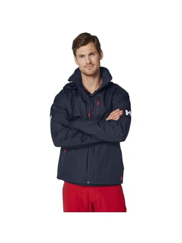 Helly Hansen M CREW HOODED MIDLAYER JACKET in Marine