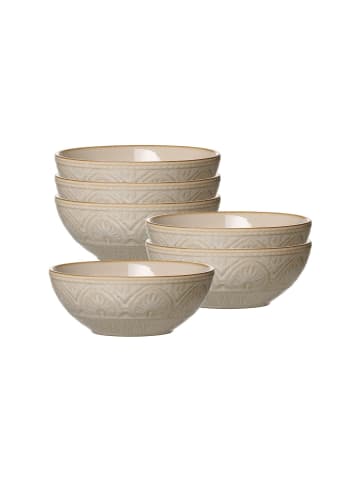 Ritzenhoff & Breker 6er Set Speiseteller Omara in Beige ø 15,5 cm in beige