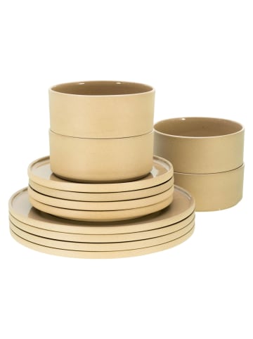 CreaTable 12 tlg. Set 21524 Futuro Teller Set in Sand