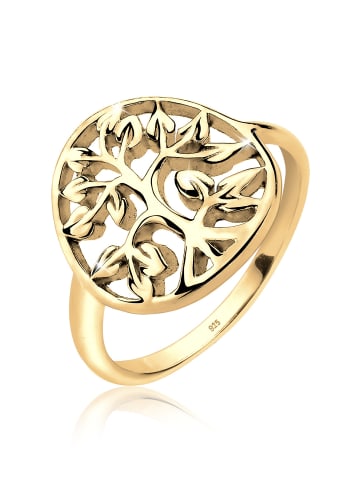 Elli Ring 925 Sterling Silber Lebensbaum in Gold