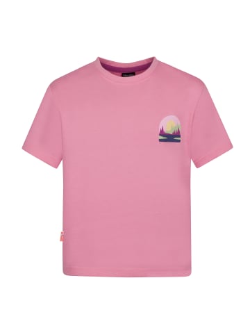Trollkids T-Shirt Gryllefjord Panorama (GOTS) in candy pink/fresh berry