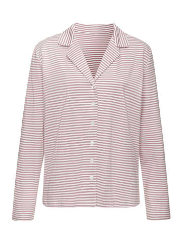 VIVANCE DREAMS Pyjama in mauve-gestreift