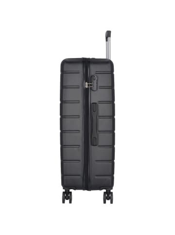 Nowi Bergamo 4 Rollen Trolley 75 cm in schwarz