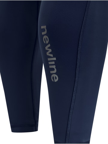 Newline Verstellbare Taille Leggings Reflektierend Logo Men's Core Herren in BLACK IRIS