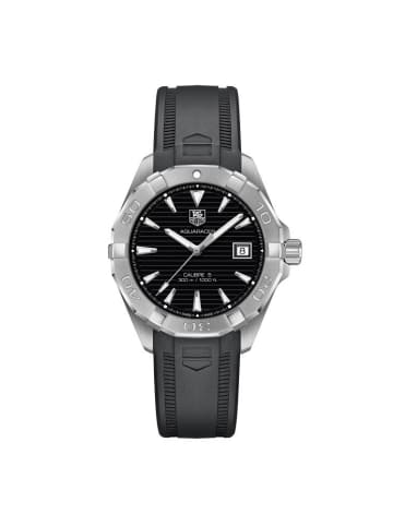Tag Heuer Aquaracer Uhr silber schwarz WAY2110.FT8021