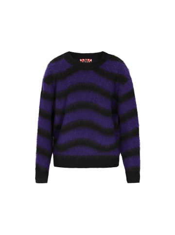 myMo ROCKS Sweater in black purple