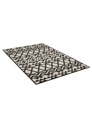 Kayoom Wohnzimmer Teppich – Kurzflorteppich Esperanto 725 120 x 170 cm in braun - creme - rechteckig
