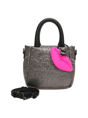 Buffalo Boxy24 Mini Bag Handtasche 17.5 cm in glitter dark grey