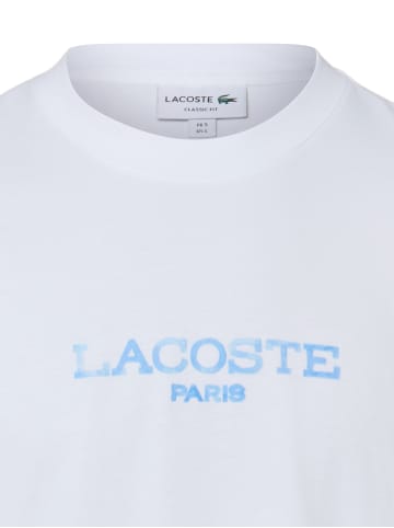 Lacoste T-Shirt in weiß hellblau