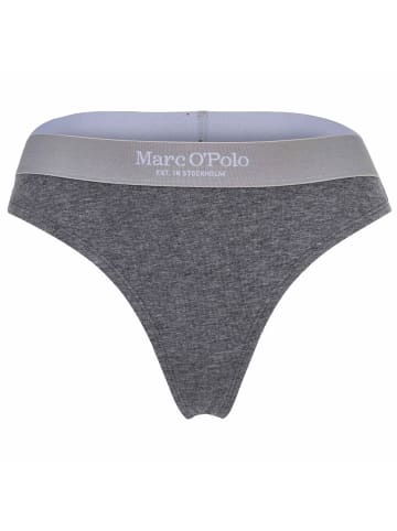 Marc O'Polo String 3er Pack in Weiß/Grau/Schwarz