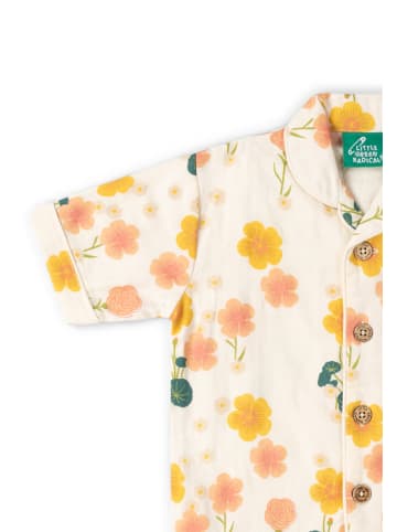 Little Green Radicals Pyjama-Shorts-Set in Creme